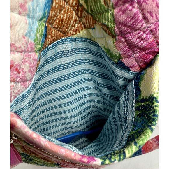 Vera Bradley Iconic Hipster Crossbody Bag Floral Quilted Cotton Superbloom NWOT - Picture 14 of 16